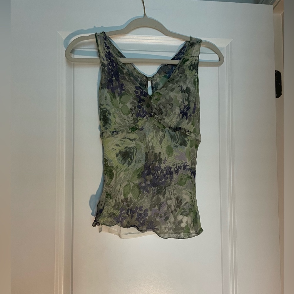 Ann Taylor Floral Tank